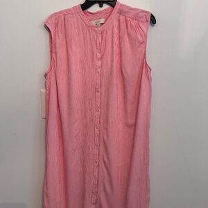 Loft Pinstriped Lined Tunic Size Large